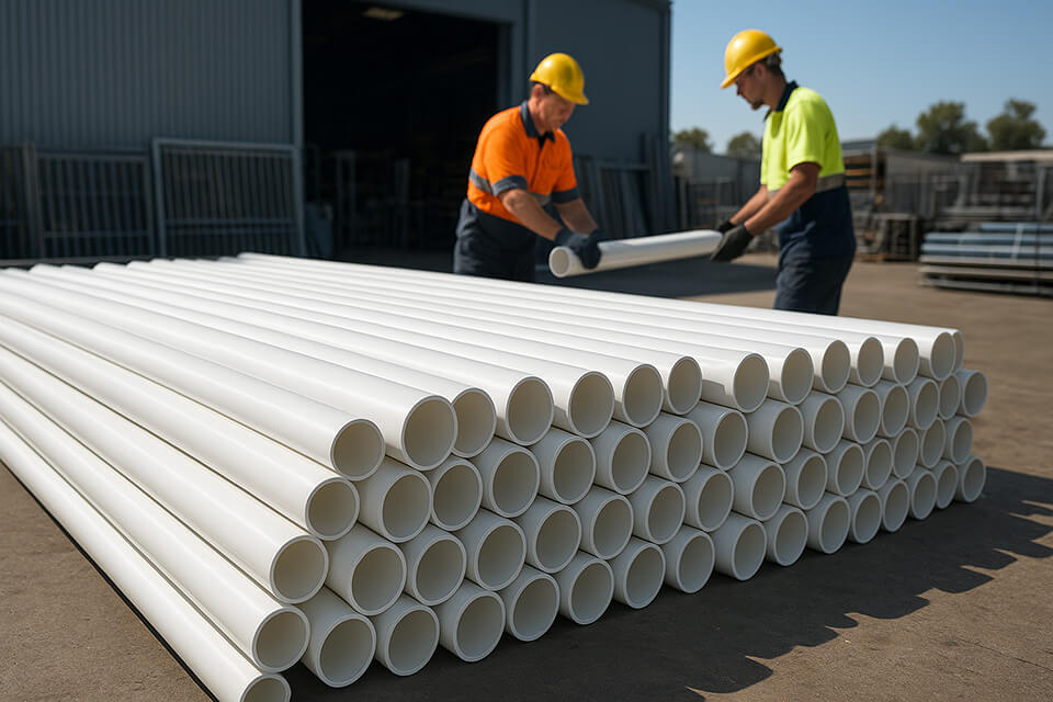 PVC Pile Manufacturing om sai fabrication musiri