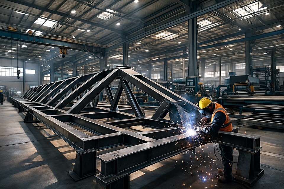 Truss Work om sai fabrication musiri